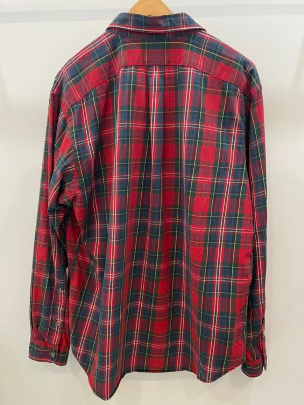 Polo Ralph Lauren Mens Sz XL Whitfield Classic Fit LS Shirt Plaid w/ Pony Preppy